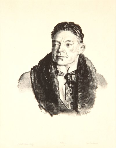 Portrait of Robert Aitken, 1921 by George Wesley Bellows